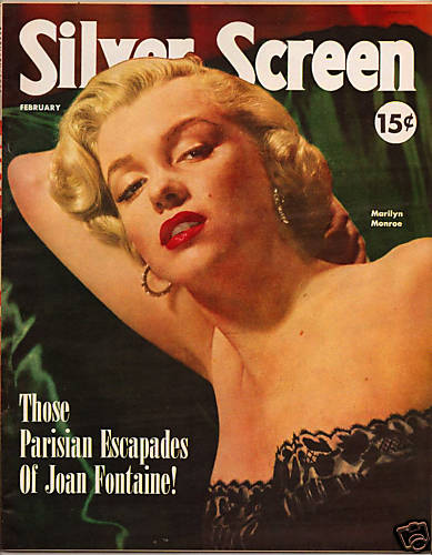 SILVER SCREEN magazine side cover February 1952