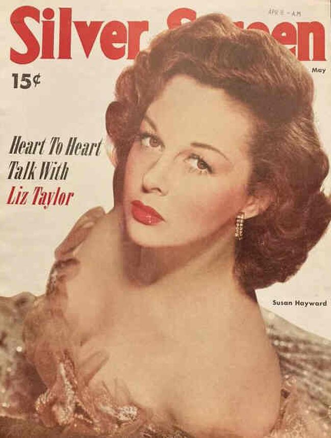 SILVER SCREEN magazine side cover May 1952