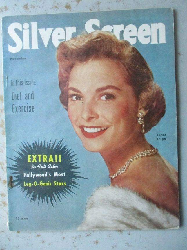 SILVER SCREEN magazine side cover November 1952