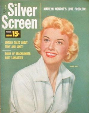 SILVER SCREEN magazine side cover March 1953