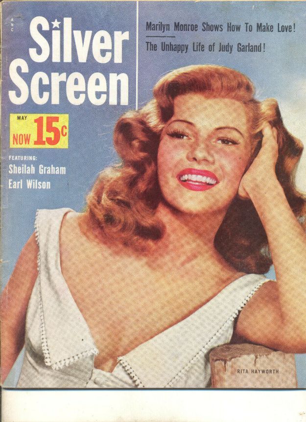 SILVER SCREEN magazine side cover May 1953