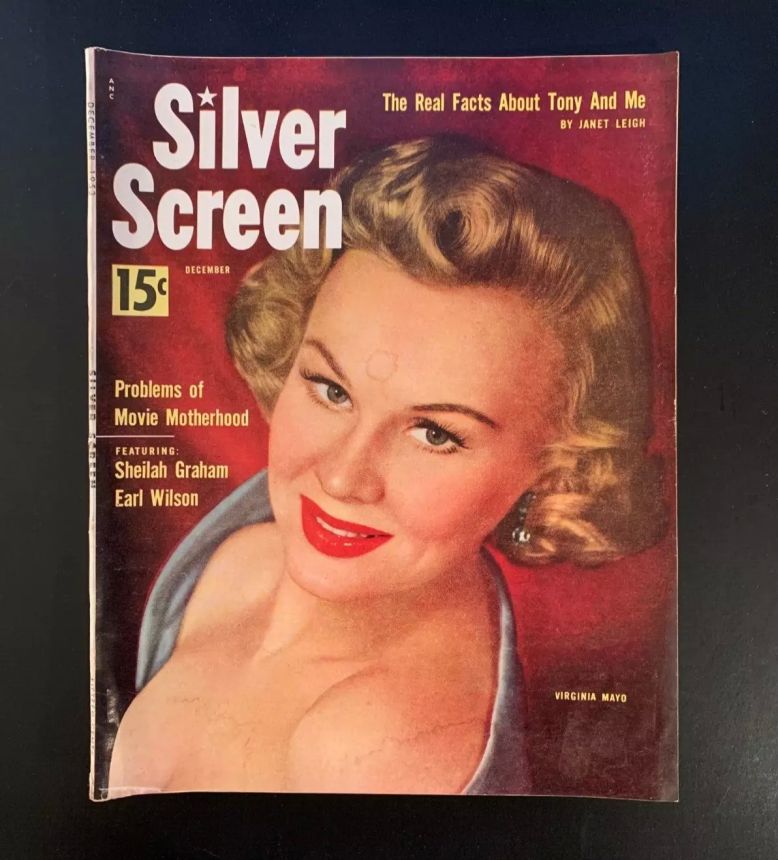 SILVER SCREEN magazine side cover December 1953
