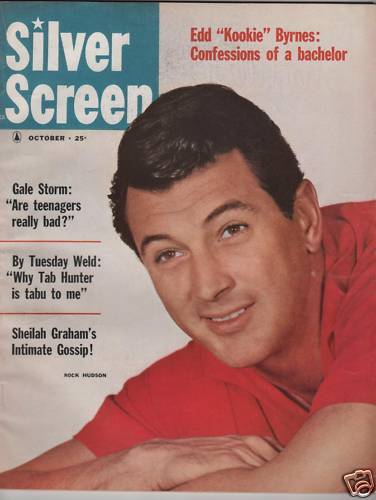 SILVER SCREEN magazine side cover October 1959