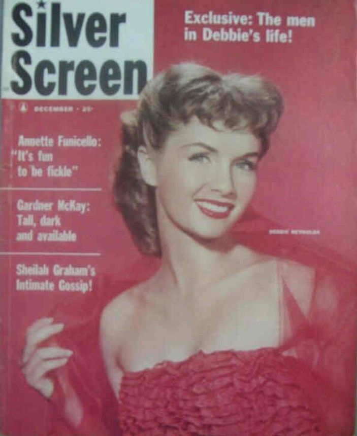 SILVER SCREEN magazine side cover December 1959
