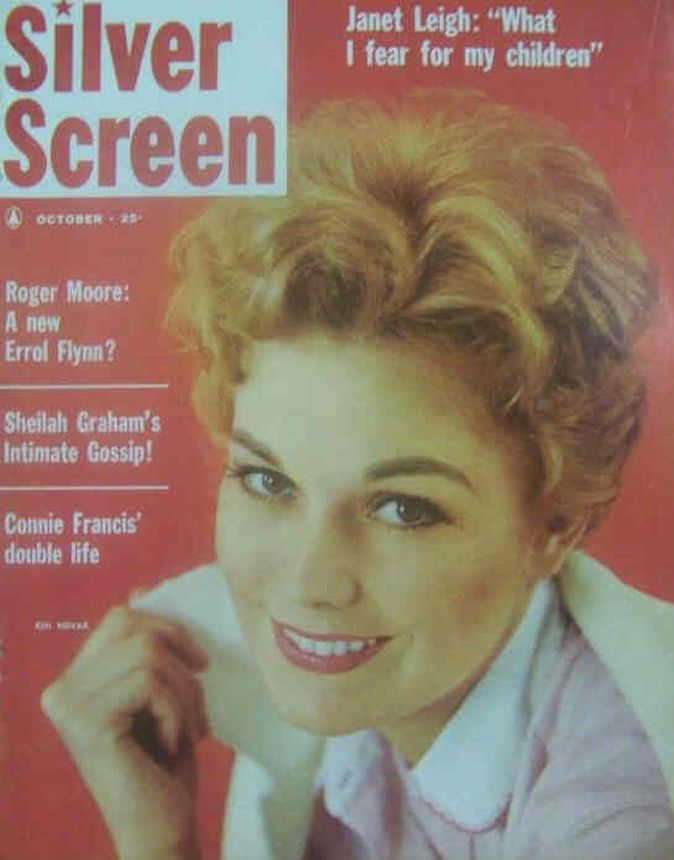 SILVER SCREEN magazine side cover October 1960