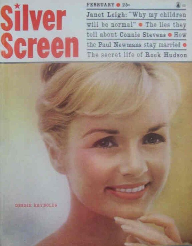 SILVER SCREEN magazine side cover February 1961