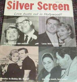 SILVER SCREEN magazine side cover April 1961