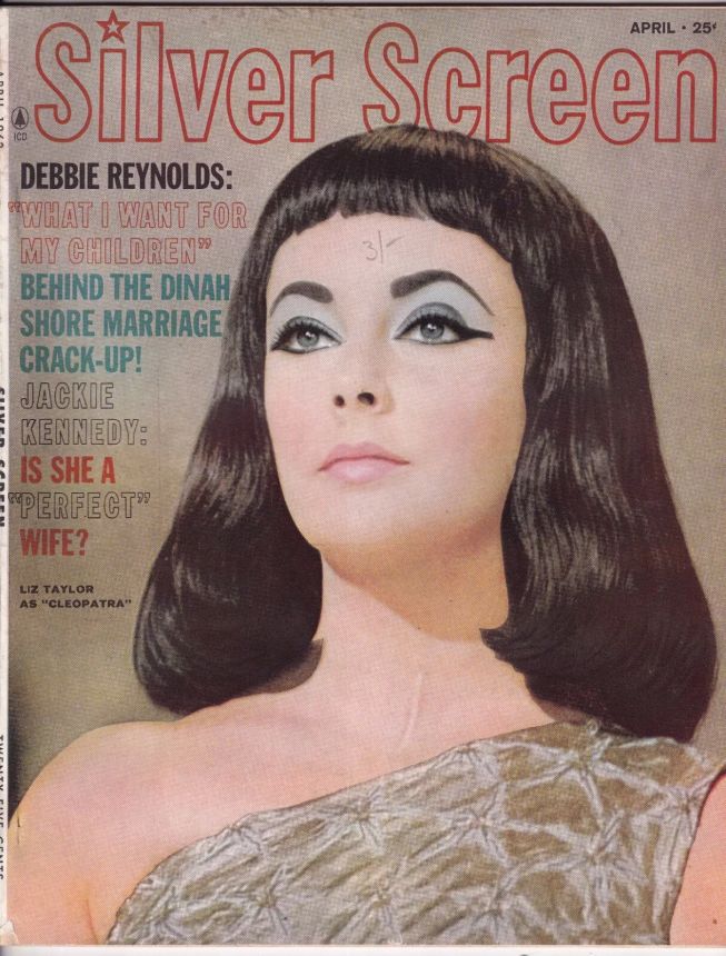 SILVER SCREEN magazine side cover April 1962