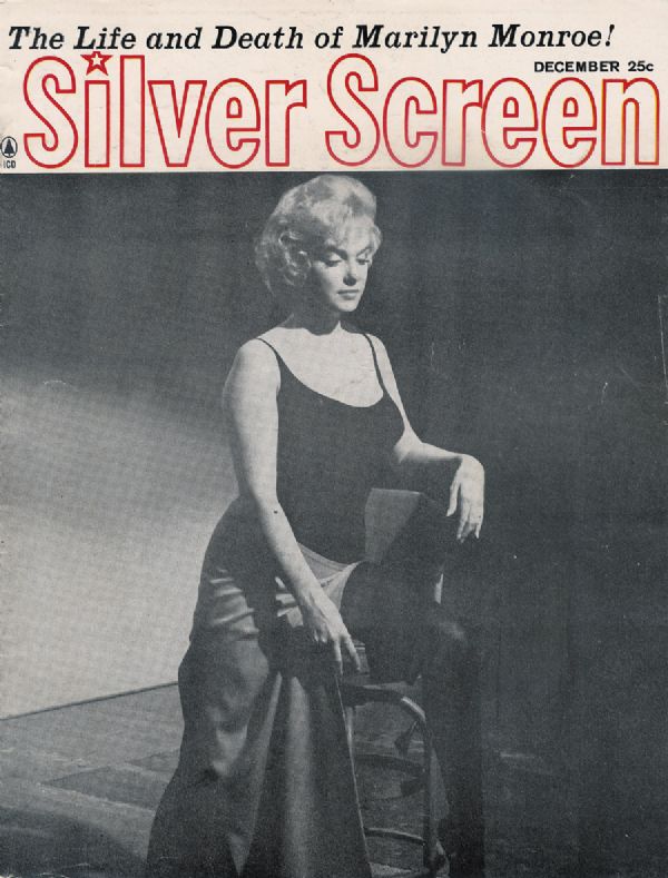 SILVER SCREEN magazine side cover December 1962