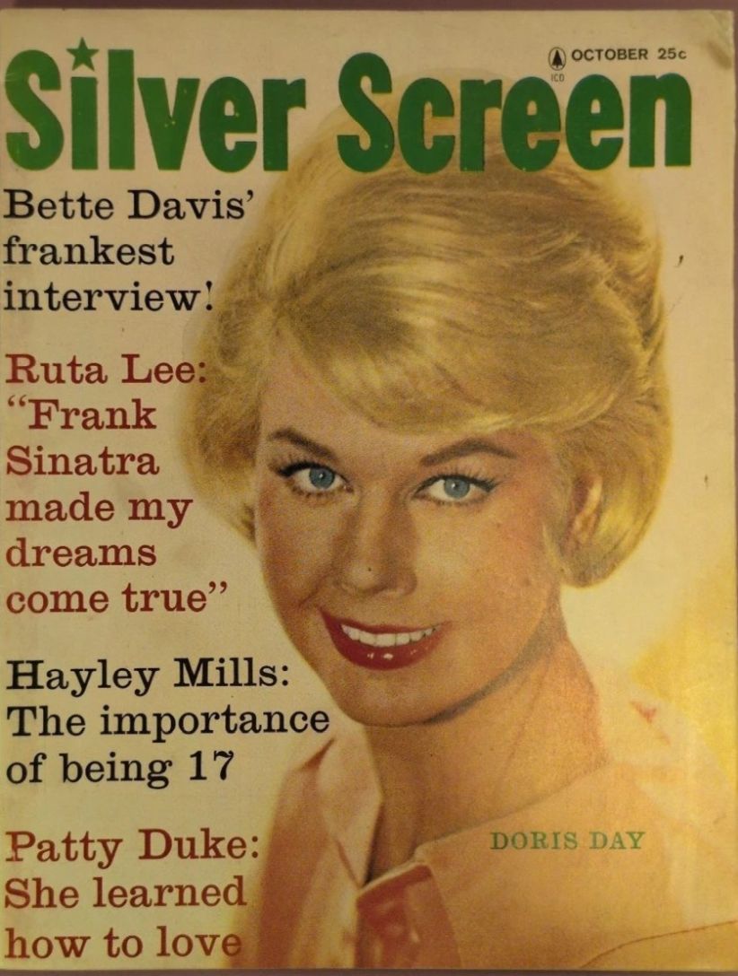 SILVER SCREEN magazine side cover October 1963