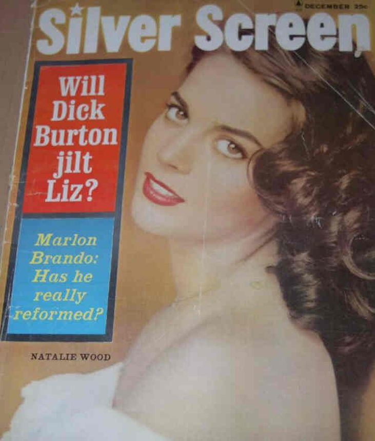 SILVER SCREEN magazine side cover December 1963