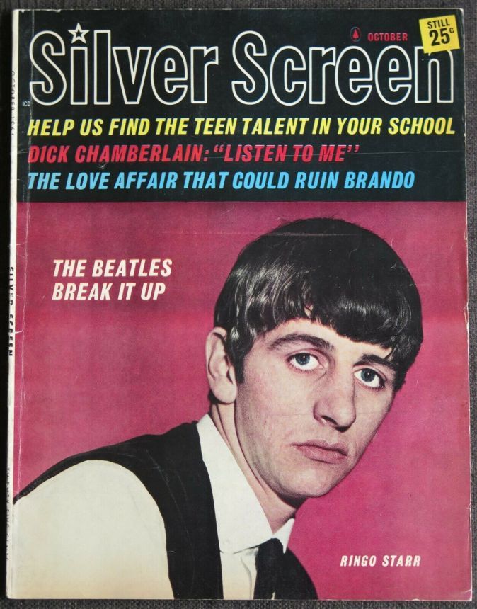 SILVER SCREEN magazine side cover October 1964