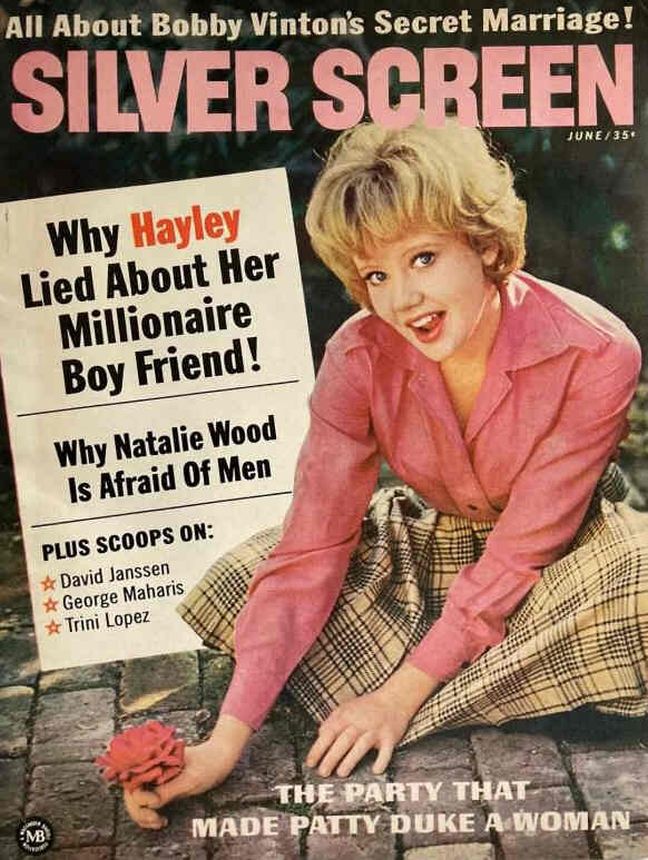 SILVER SCREEN magazine side cover June 1965