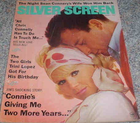SILVER SCREEN magazine side cover September 1965