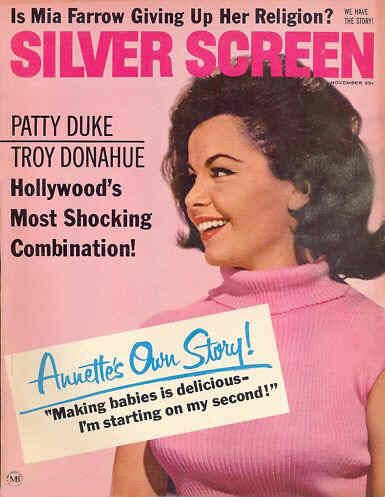 SILVER SCREEN magazine side cover November 1965