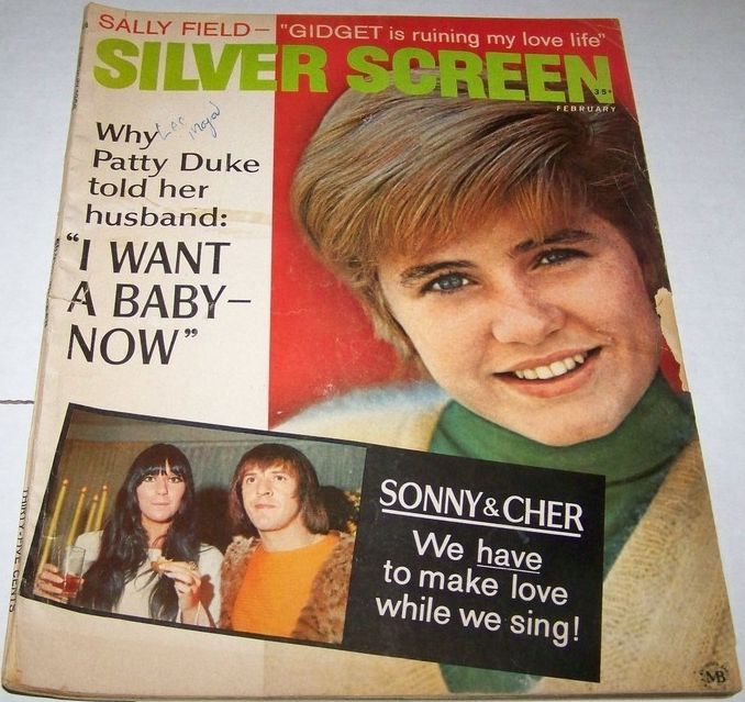 SILVER SCREEN magazine side cover February 1966