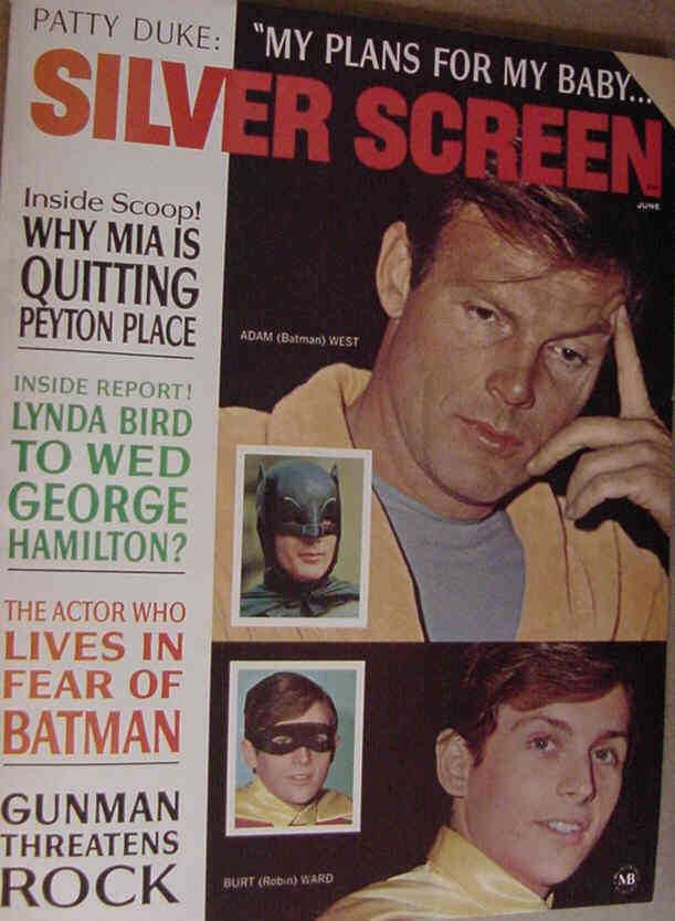 SILVER SCREEN magazine side cover June 1966