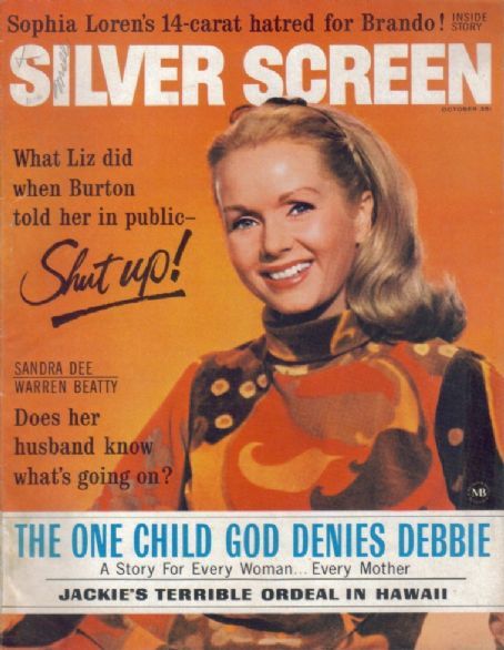 SILVER SCREEN magazine side cover October 1966