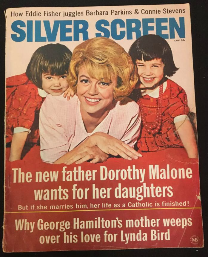 SILVER SCREEN magazine side cover December 1966