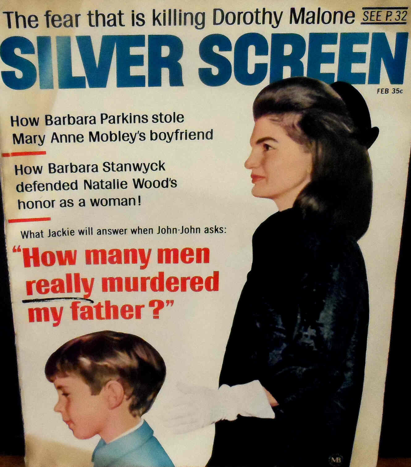 SILVER SCREEN magazine side cover February 1967