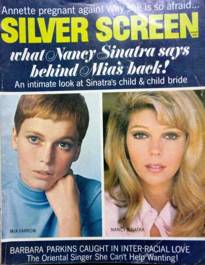 SILVER SCREEN magazine side cover March 1967