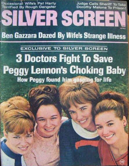 SILVER SCREEN magazine side cover April 1967