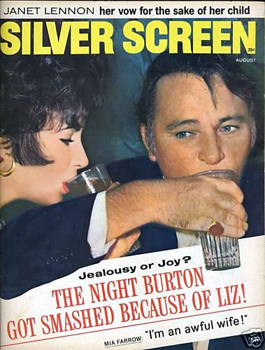 SILVER SCREEN magazine side cover August 1967