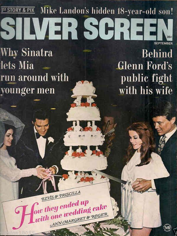 SILVER SCREEN magazine side cover September 1967