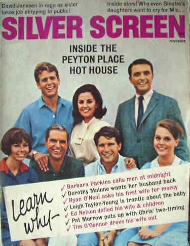 SILVER SCREEN magazine side cover November 1967