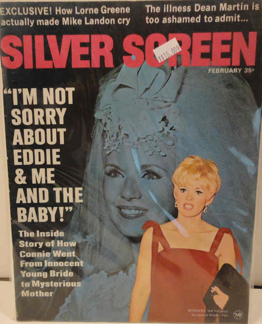 SILVER SCREEN magazine side cover February 1968