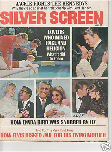 SILVER SCREEN magazine side cover May 1968