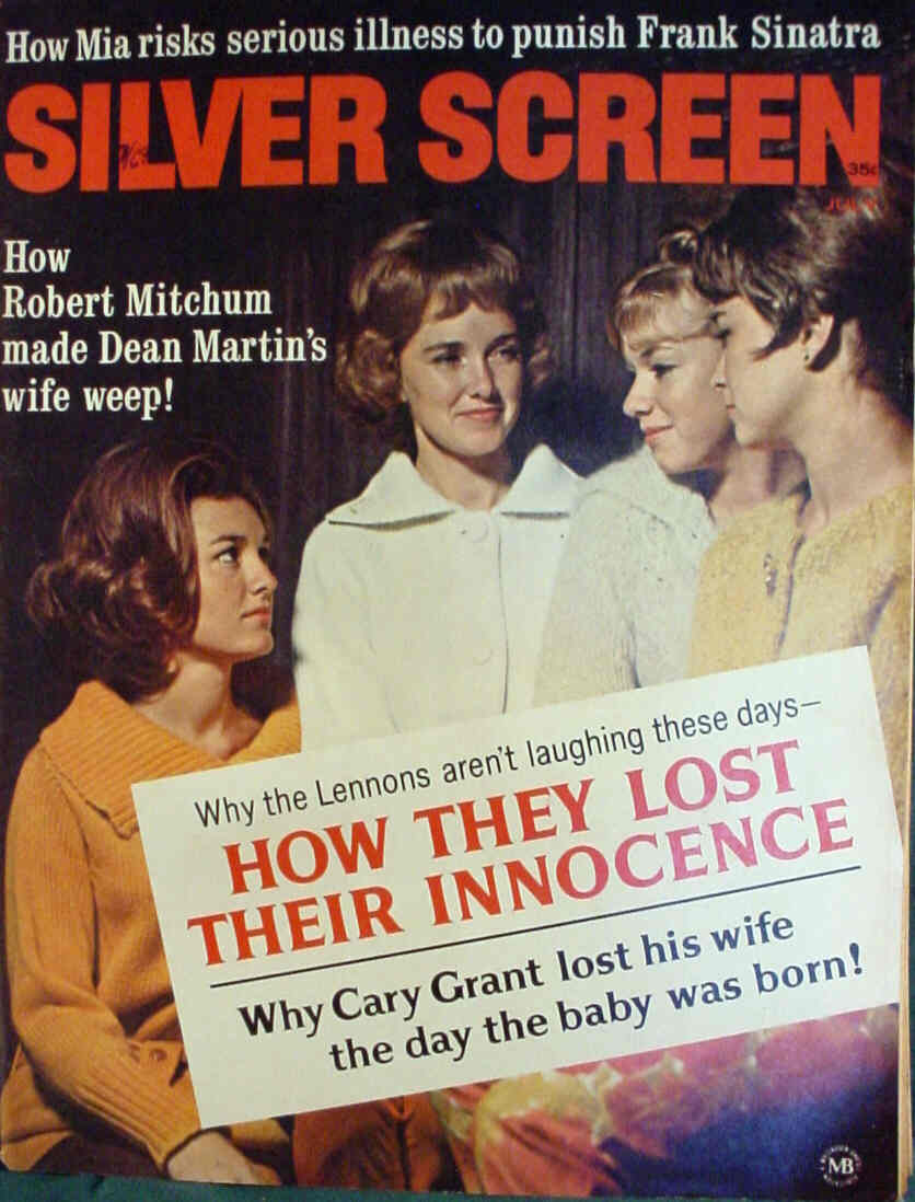 SILVER SCREEN magazine side cover July 1968