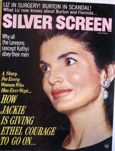 SILVER SCREEN magazine side cover October 1968
