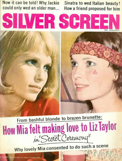 SILVER SCREEN magazine side cover January 1969