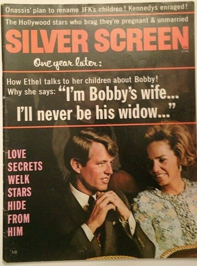 SILVER SCREEN magazine side cover June 1969