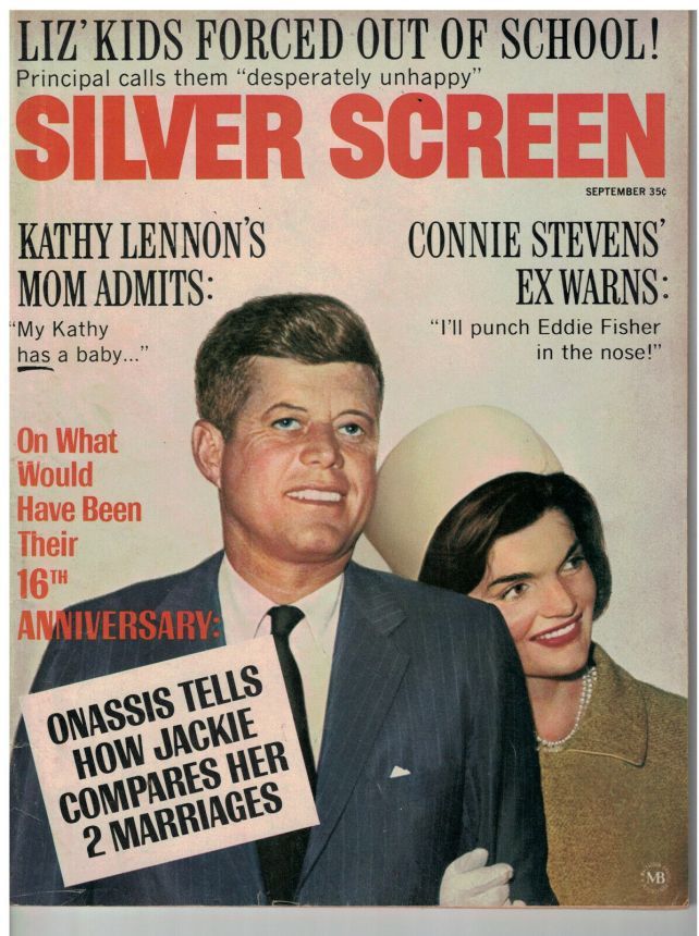 SILVER SCREEN magazine side cover September 1969