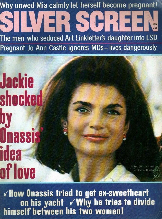 SILVER SCREEN magazine side cover January 1970