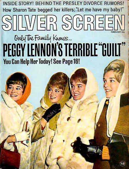 SILVER SCREEN magazine side cover February 1970