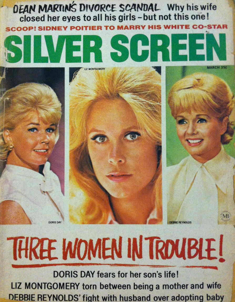 SILVER SCREEN magazine side cover March 1970