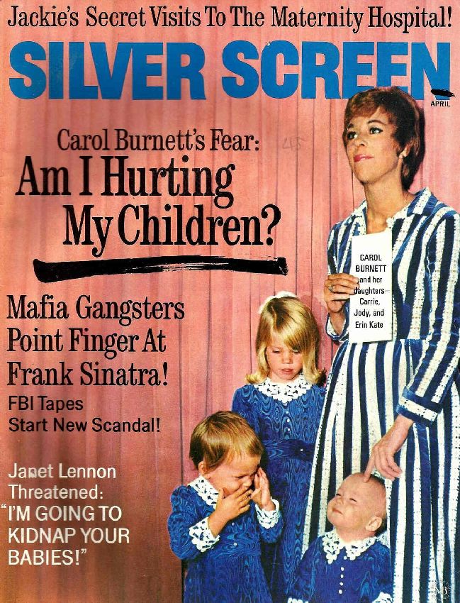 SILVER SCREEN magazine side cover April 1970