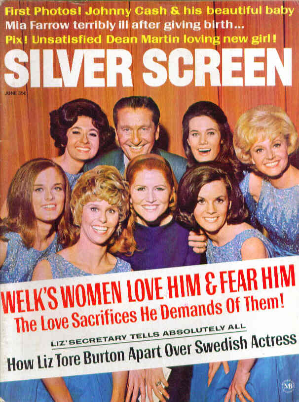 SILVER SCREEN magazine side cover June 1970