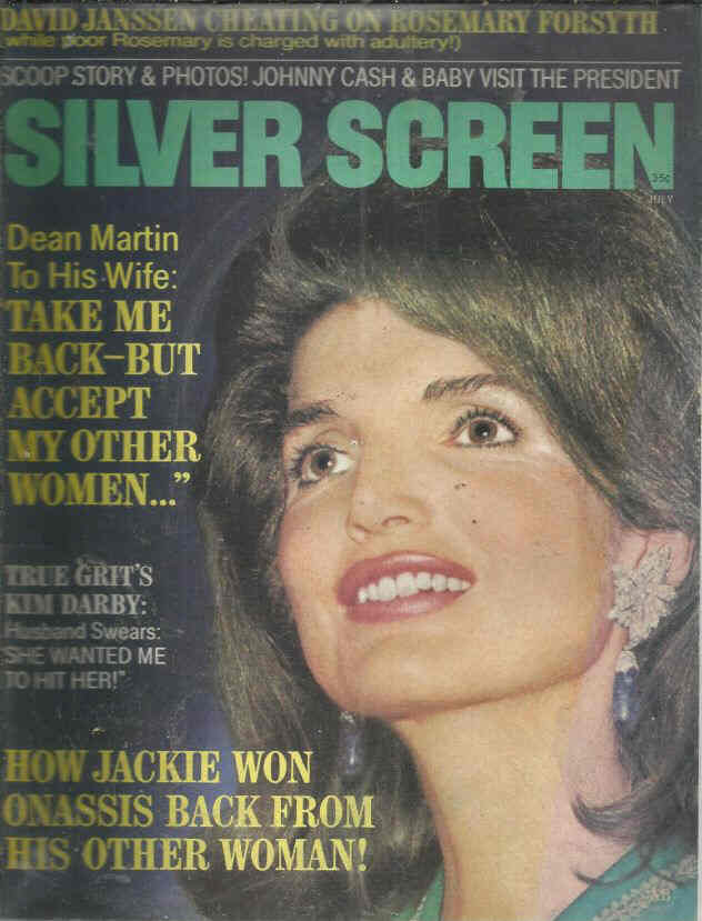 SILVER SCREEN magazine side cover July 1970