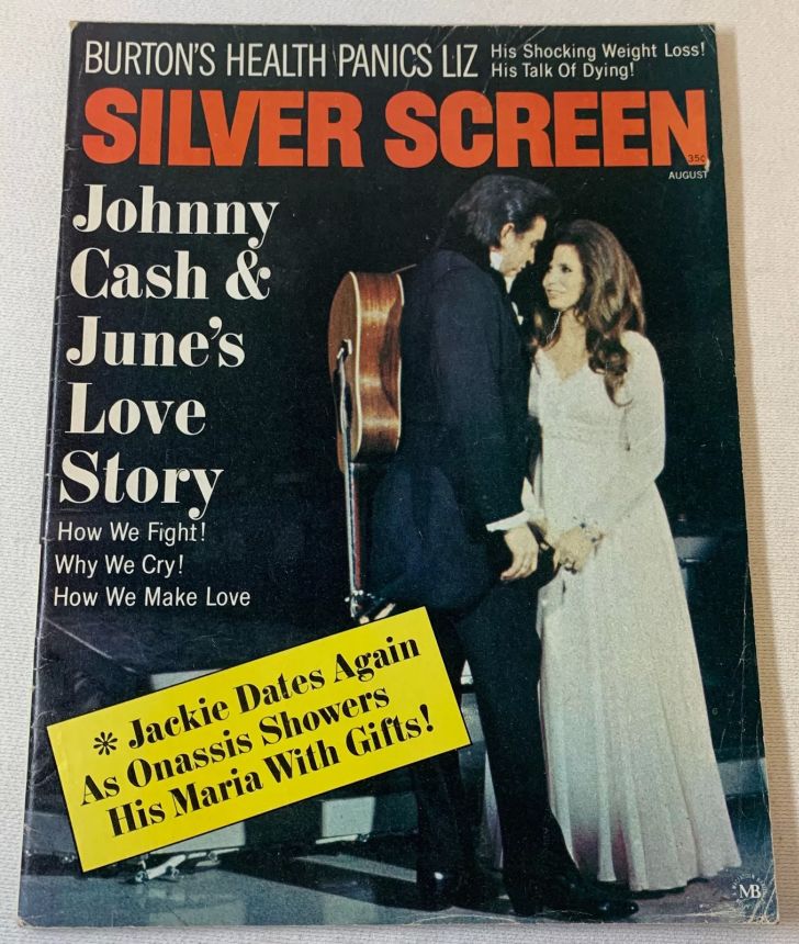 SILVER SCREEN magazine side cover August 1970