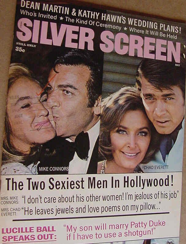 SILVER SCREEN magazine side cover May 1971