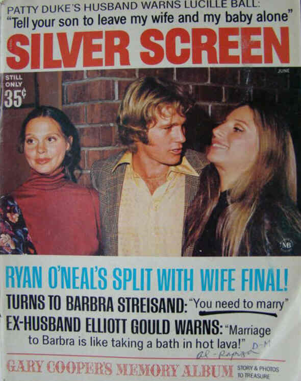 SILVER SCREEN magazine side cover June 1971