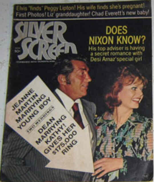 SILVER SCREEN magazine side cover November 1971