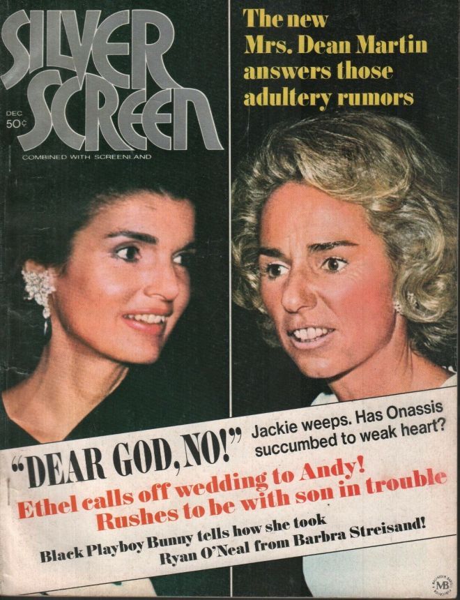 SILVER SCREEN magazine side cover December 1971