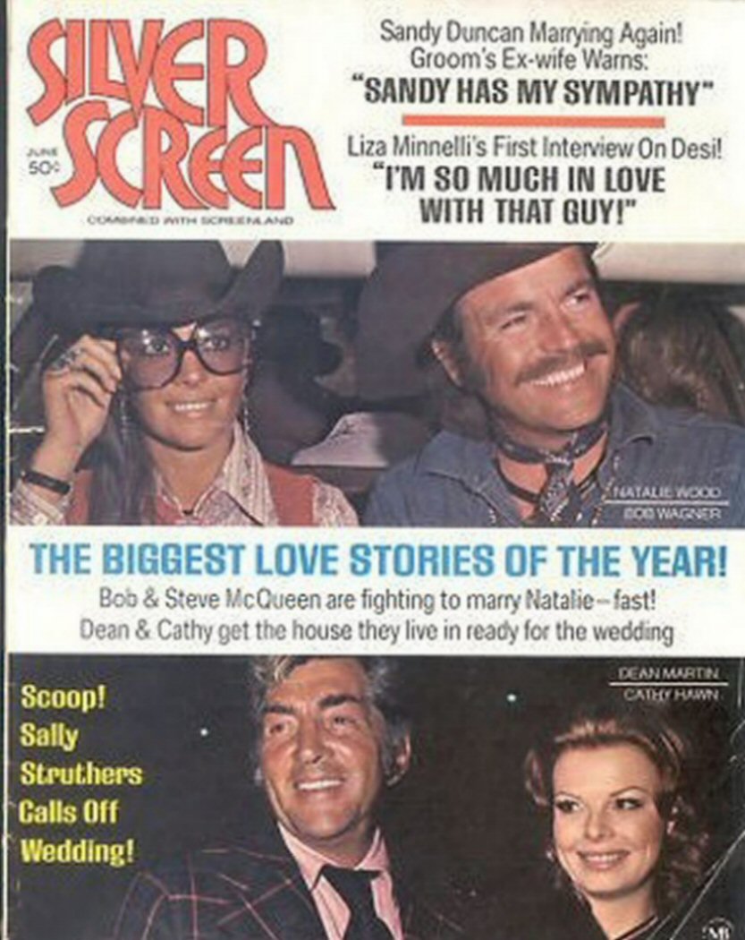 SILVER SCREEN magazine side cover June 1972
