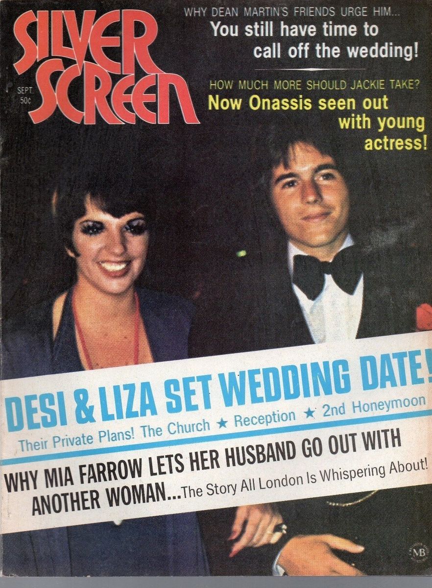 SILVER SCREEN magazine side cover September 1972