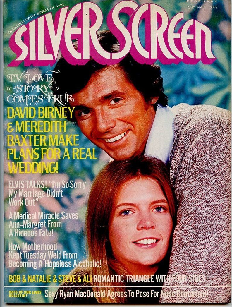 SILVER SCREEN magazine side cover February 1973